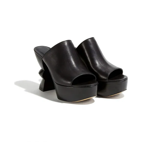 菲拉格慕/Salvatore Ferragamo 雕塑感高跟凉拖 01P752_710794