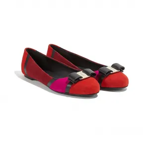 菲拉格慕/Salvatore Ferragamo Varina拼片芭蕾舞鞋 01Q425_720546