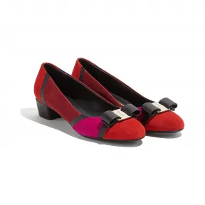 菲拉格慕/Salvatore Ferragamo Varina拼片芭蕾舞鞋 01Q426_720548