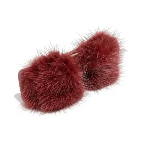 菲拉格慕/Salvatore Ferragamo Vara皮草发夹 347439_681378