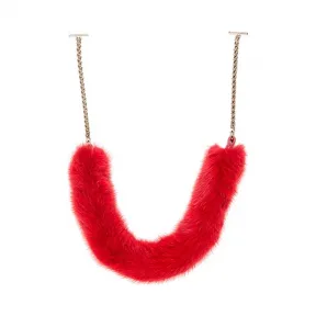 芙拉/Furla METROPOLIS 红色 水貂皮 迷你手袋 793133