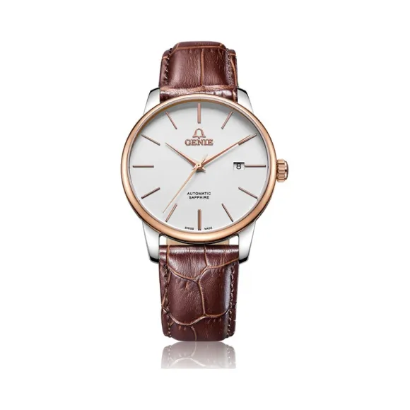 爵尼/Genie 塞柏尔系列 316L精钢 40mm 自动机械机芯 男表 GNQ-T1823M-LAR