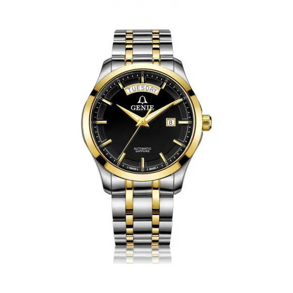 爵尼/Genie 大将系列 316L精钢 42mm 自动机械机芯 男表 GNQ-T1833M-DDAGB