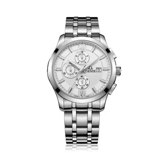 爵尼/Genie 大将系列 316L精钢 42mm 石英机芯 男表 GNQ-T1833M-QW