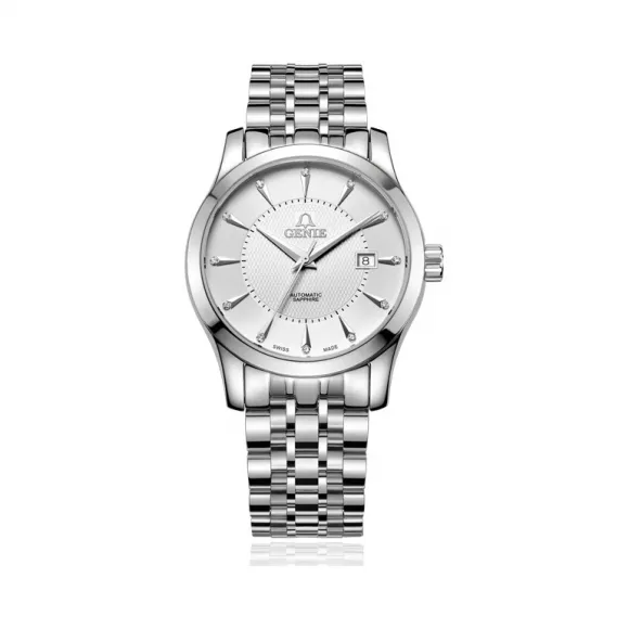 爵尼/Genie 大智系列 316L精钢 41mm 自动机械机芯 男表 GNQ-T1836M-DW