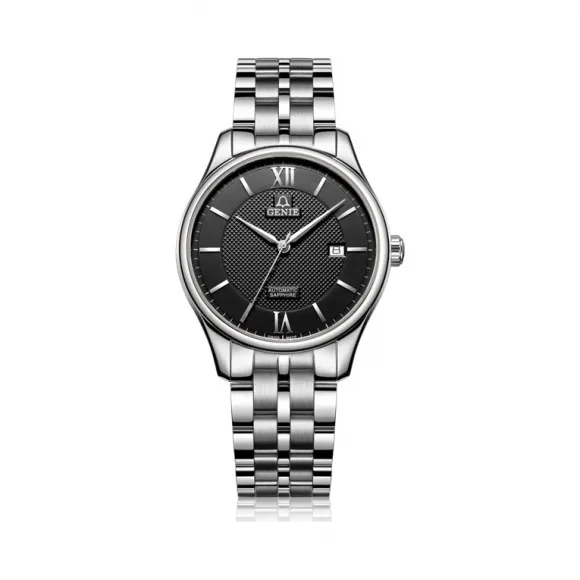 爵尼/Genie 豪仕系列 316L精钢 41mm 自动机械机芯 男表 GNQ-T1837M-AB