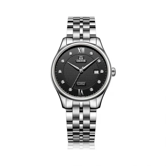 爵尼/Genie 豪仕系列 316L精钢 41mm 自动机械机芯 男表 GNQ-T1837M-ADB