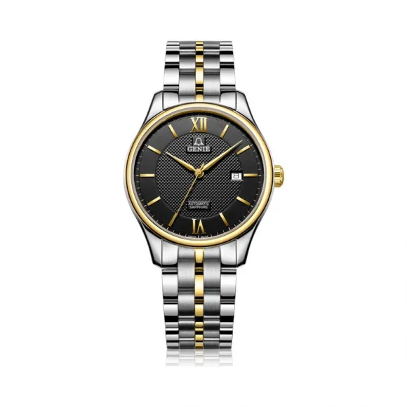 爵尼/Genie 豪仕系列 316L精钢 41mm 自动机械机芯 男表 GNQ-T1837M-AGB