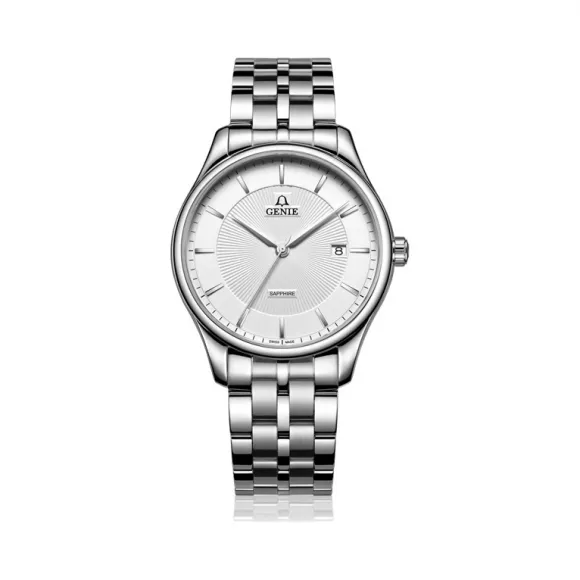 爵尼/Genie 豪仕系列 316L精钢 40mm 石英机芯 男表 GNQ-T1837M-QW
