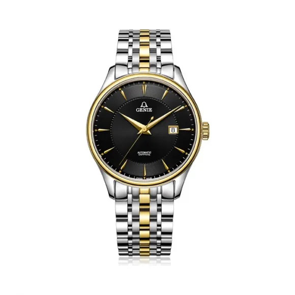 爵尼/Genie 凡尔赛系列 316L精钢 41mm 自动机械机芯 男表 GNQ-T1842M-AGB