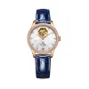 爵尼/Genie 女神(镂空)系列 316L精钢 33mm 自动机械机芯 女表 GNQ-T1846L-ADRL-H