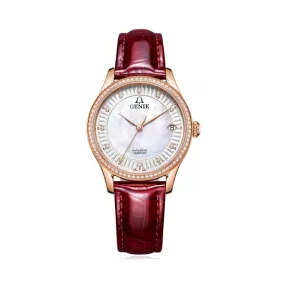爵尼/Genie 女神(镂空)系列 316L精钢 33mm 自动机械机芯 女表 GNQ-T1846L-ADRR