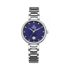 爵尼/Genie 梵之韵系列 316L精钢 30mm 石英机芯 女表 GNQ-T1847L-QWL