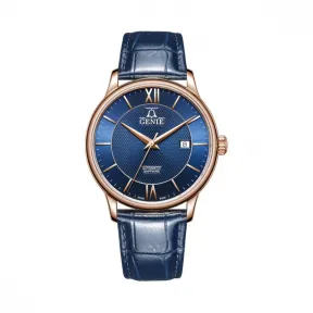爵尼/Genie 普雷斯登系列 316L精钢 41mm 自动机械机芯 男表 GNQ-T1851M-LRL
