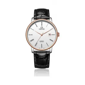 爵尼/Genie 睿丽雅系列 316L精钢 41.5mm 自动机械机芯 男表 GNQ-T1852M-LAR