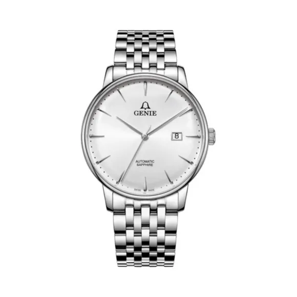 爵尼/Genie 罗贝撒系列 316L精钢 41mm 自动机械机芯 男表 GNQ-T1855M-AW