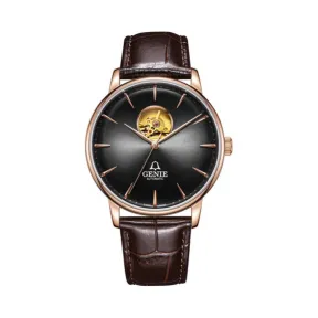 爵尼/Genie 罗贝撒系列 316L精钢 41mm 自动机械机芯 男表 GNQ-T1855M-LARB-H