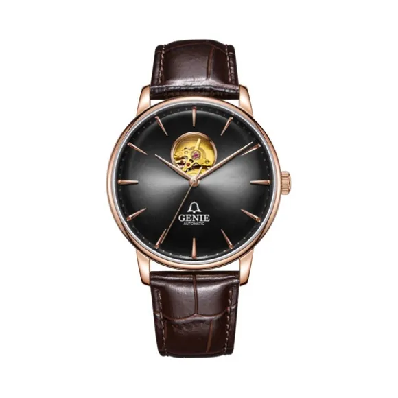 爵尼/Genie 罗贝撒系列 316L精钢 41mm 自动机械机芯 男表 GNQ-T1855M-LARB-H