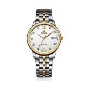 爵尼/Genie 真情系列 316L精钢 39mm 石英机芯 男表 GNQ-T2006M-1G