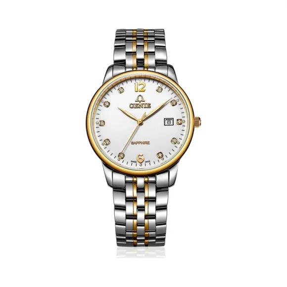 爵尼/Genie 真情系列 316L精钢 39mm 石英机芯 男表 GNQ-T2006M-1G