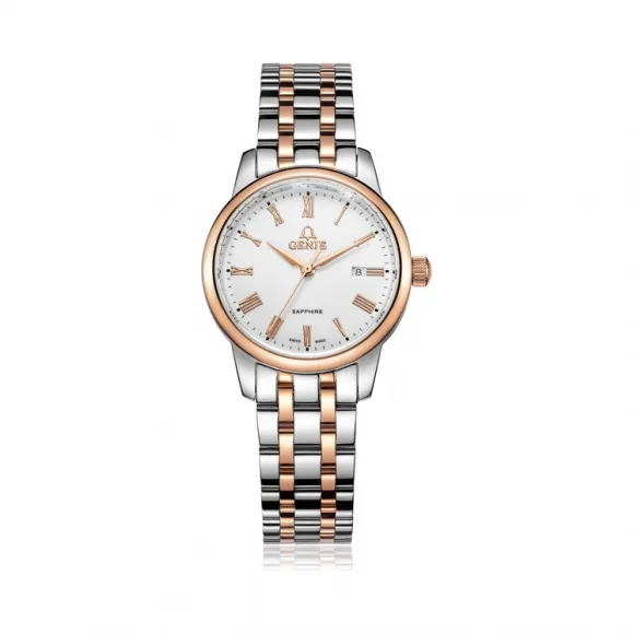 爵尼/Genie 特乐系列 316L精钢 29mm 石英机芯 女表 GNQ-T2008L-RS