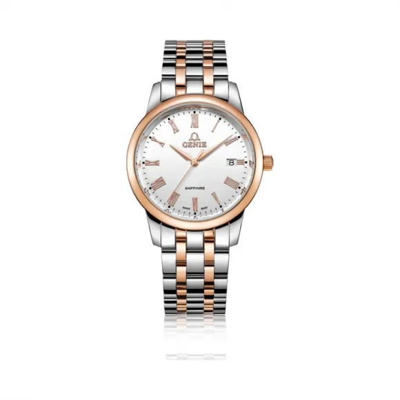 爵尼/Genie 特乐系列 316L精钢 39mm 石英机芯 男表 GNQ-T2008M-R