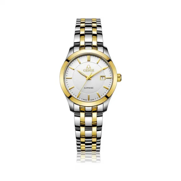 爵尼/Genie 柏斯系列 316L精钢 29mm 石英机芯 女表 GNQ-T2010L-QG