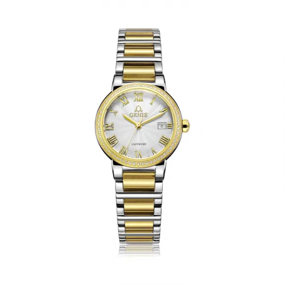 爵尼/Genie 诗韵系列 316L精钢 29mm 石英机芯 女表 GNQ-T2011L-NDG