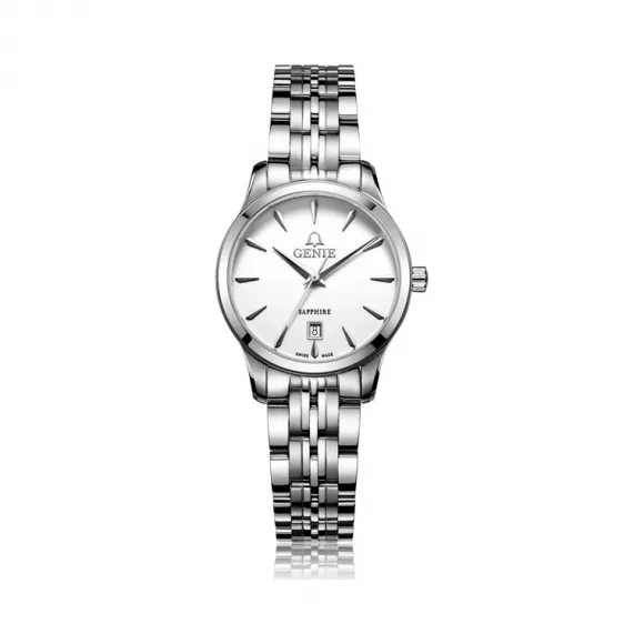 爵尼/Genie 卓林系列 316L精钢 29mm 石英机芯 女表 GNQ-T2014L-QW