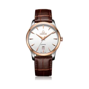 爵尼/Genie 卓林系列 316L精钢 39mm 石英机芯 男表 GNQ-T2014M-LQR