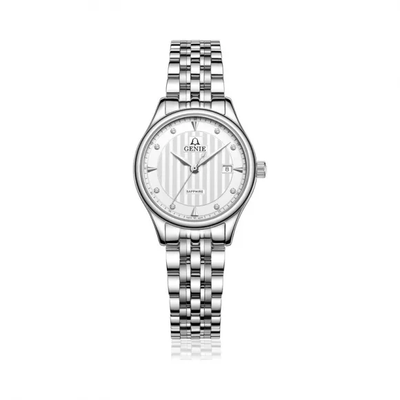 爵尼/Genie 飞驿系列 316L精钢 29mm 石英机芯 女表 GNQ-T2022L-QW