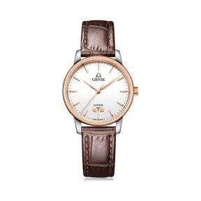 爵尼/Genie 永恒系列 316L精钢 29mm 石英机芯 女表 GNQ-T2023L-LRW