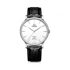 爵尼/Genie 永恒系列 316L精钢 40mm 石英机芯 男表 GNQ-T2023M-LW