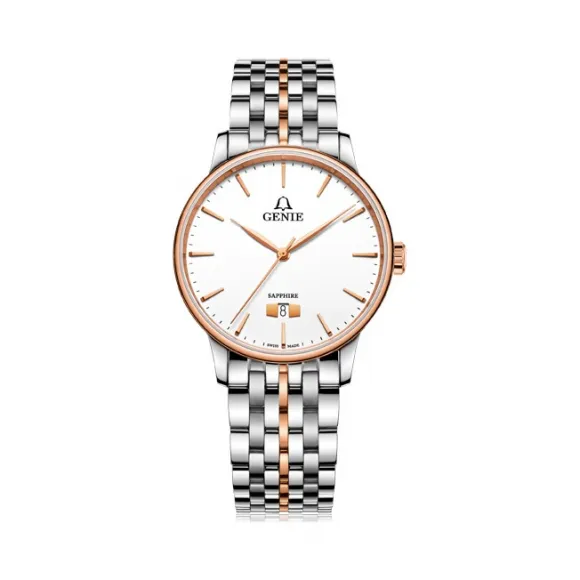 爵尼/Genie 永恒系列 316L精钢 40mm 石英机芯 男表 GNQ-T2023M-RW