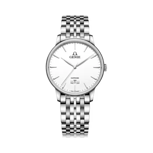 爵尼/Genie 永恒系列 316L精钢 40mm 石英机芯 男表 GNQ-T2023M-W