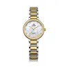 爵尼/Genie 宝丽系列 316L精钢 27mm 石英机芯 女表 GNQ-T2025L-QG