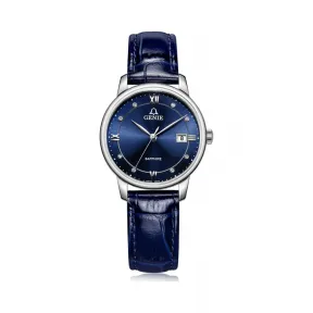 爵尼/Genie 维纳斯系列 316L精钢 29mm 石英机芯 女表 GNQ-T2027L-LWL