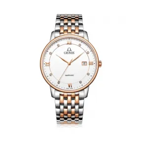 爵尼/Genie 维纳斯系列 316L精钢 40mm 石英机芯 男表 GNQ-T2027M-RW