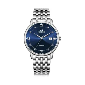 爵尼/Genie 维纳斯系列 316L精钢 40mm 石英机芯 男表 GNQ-T2027M-WL