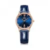 爵尼/Genie 菲尚系列 316L精钢 32mm 石英机芯 女表 GNQ-T2028L-DRL