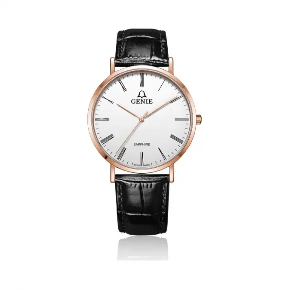 爵尼/Genie 迪特尔系列 316L精钢 40mm 石英机芯 男表 GNQ-T2029M-LQR