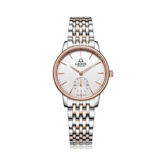 爵尼/Genie 穆尔兹系列 316L精钢 29mm 石英机芯 女表 GNQ-T2032L-QRW