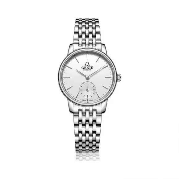 爵尼/Genie 穆尔兹系列 316L精钢 29mm 石英机芯 女表 GNQ-T2032L-QW