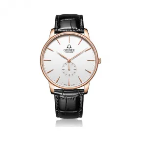 爵尼/Genie 穆尔兹系列 316L精钢 41mm 石英机芯 男表 GNQ-T2032M-LQRW