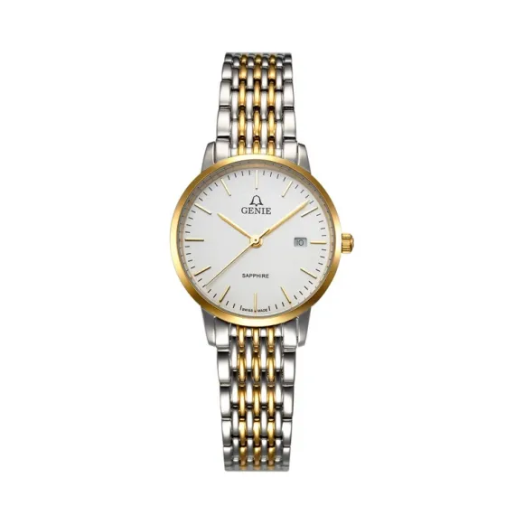 爵尼/Genie 格莱纳系列 316L精钢 29mm 石英机芯 女表 GNQ-T2034L-QG