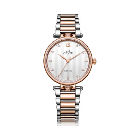 爵尼/Genie 贝拉公主系列 316L精钢 31mm 石英机芯 女表 GNQ-T2035L-QRW