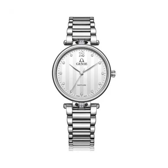 爵尼/Genie 贝拉公主系列 316L精钢 31mm 石英机芯 女表 GNQ-T2035L-QW