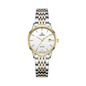 爵尼/Genie 费恩德系列 316L精钢 29mm 石英机芯 女表 GNQ-T2037L-DGW