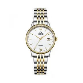 爵尼/Genie 塞贝娜系列 316L精钢 29mm 石英机芯 女表 GNQ-T2038L-GW