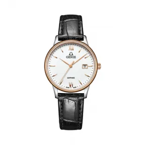 爵尼/Genie 塞贝娜系列 316L精钢 29mm 石英机芯 女表 GNQ-T2038L-LRW